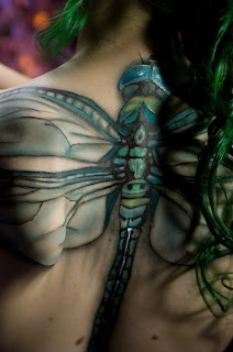 dragonfly tattoos, tattooing