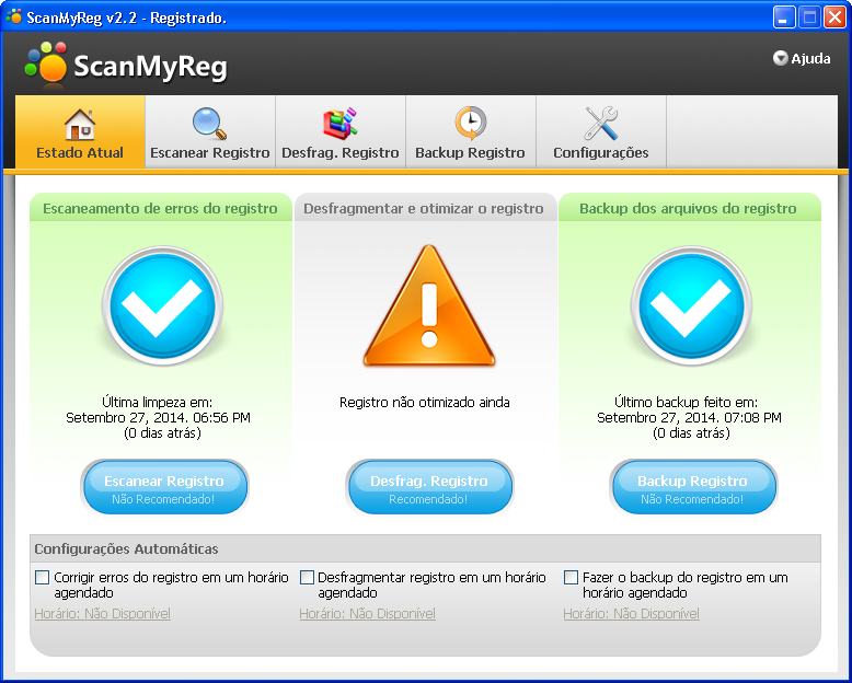 Resultado de imagem para ScanMyReg 2.2 em portugues