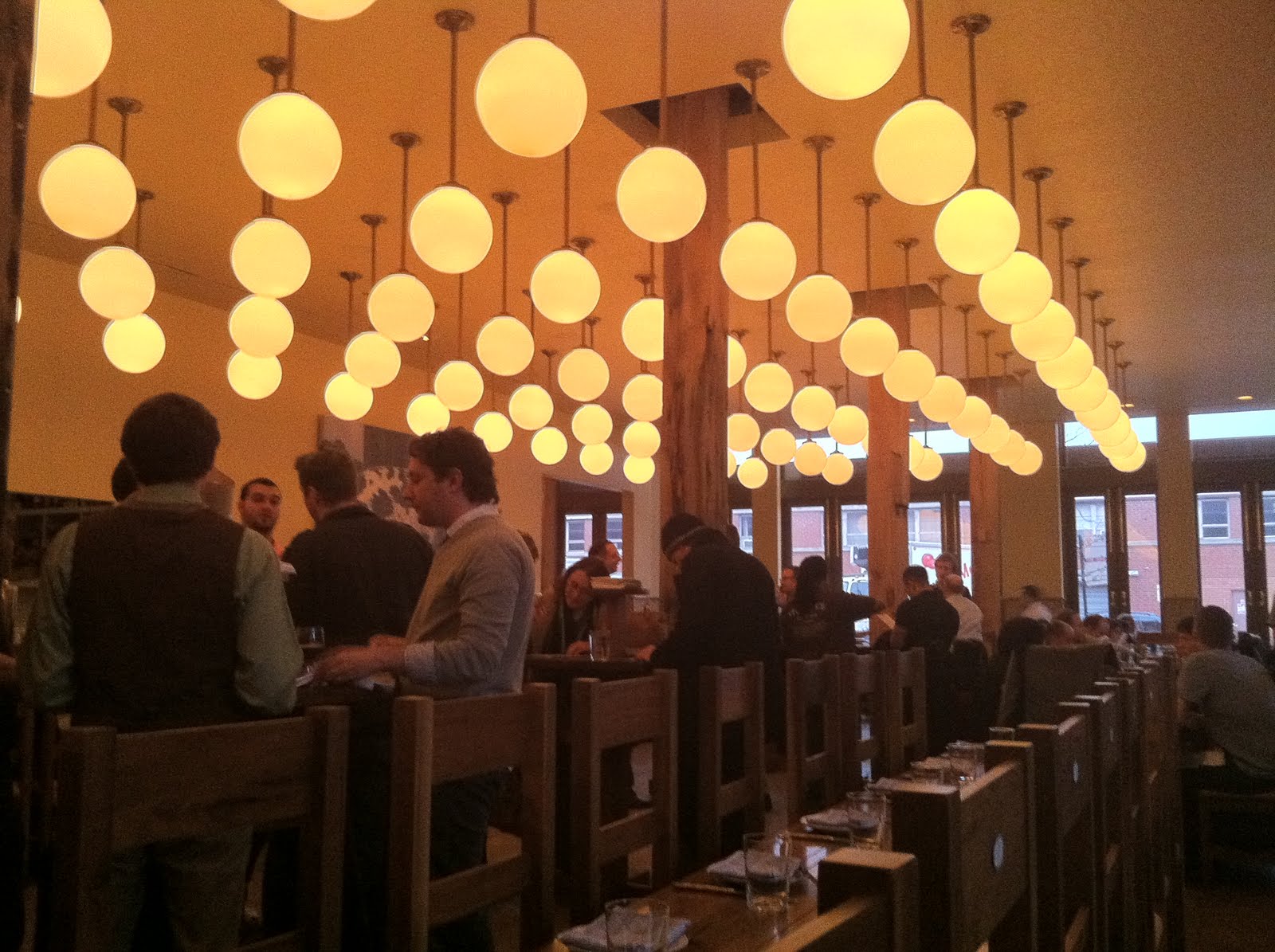 Globe lights, Restaurant lighting design, Restaurant lighting