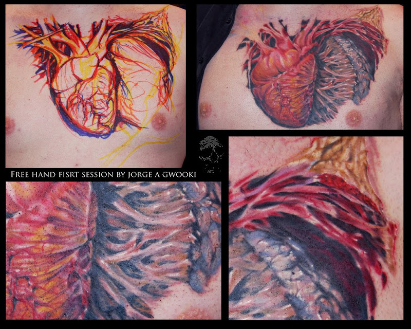 examples of hearts tattoos title=