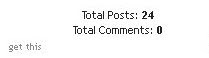Pasang Widget Jumlah Postingan Komentar Pasang Widget Jumlah Postingan Komentar