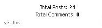 Pasang Widget Jumlah Postingan Komentar