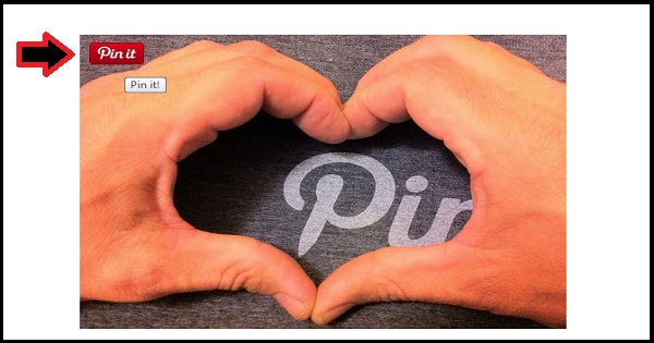 Butang Pinterest muncul secara automatik pada setiap imej didalam blog anda. Cara meletakkan butang Pinterest pada Blogspot Blogger