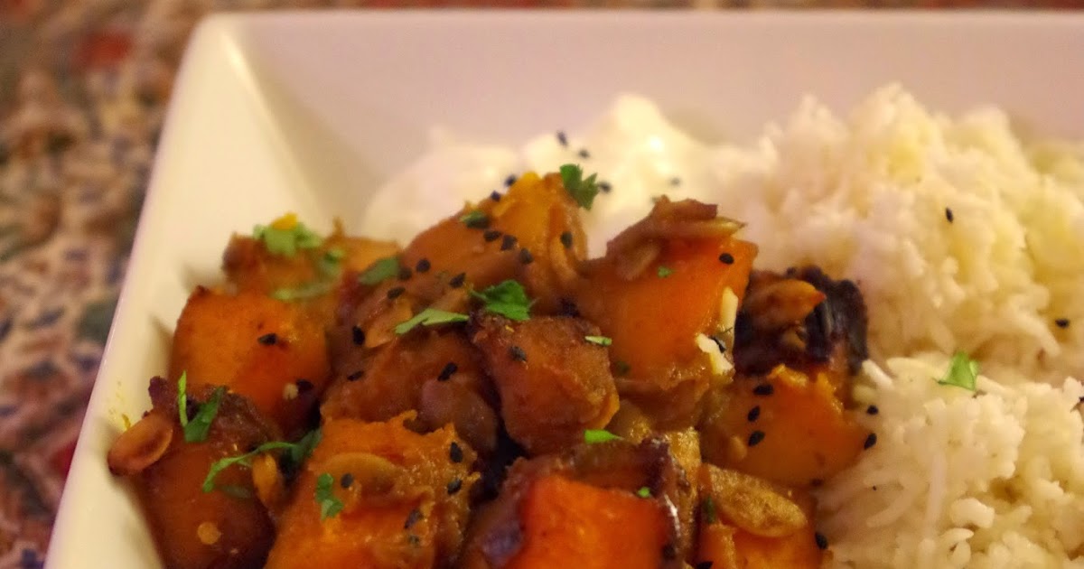 Ottolenghi's Squash with Cardamom and Nigella Seeds
