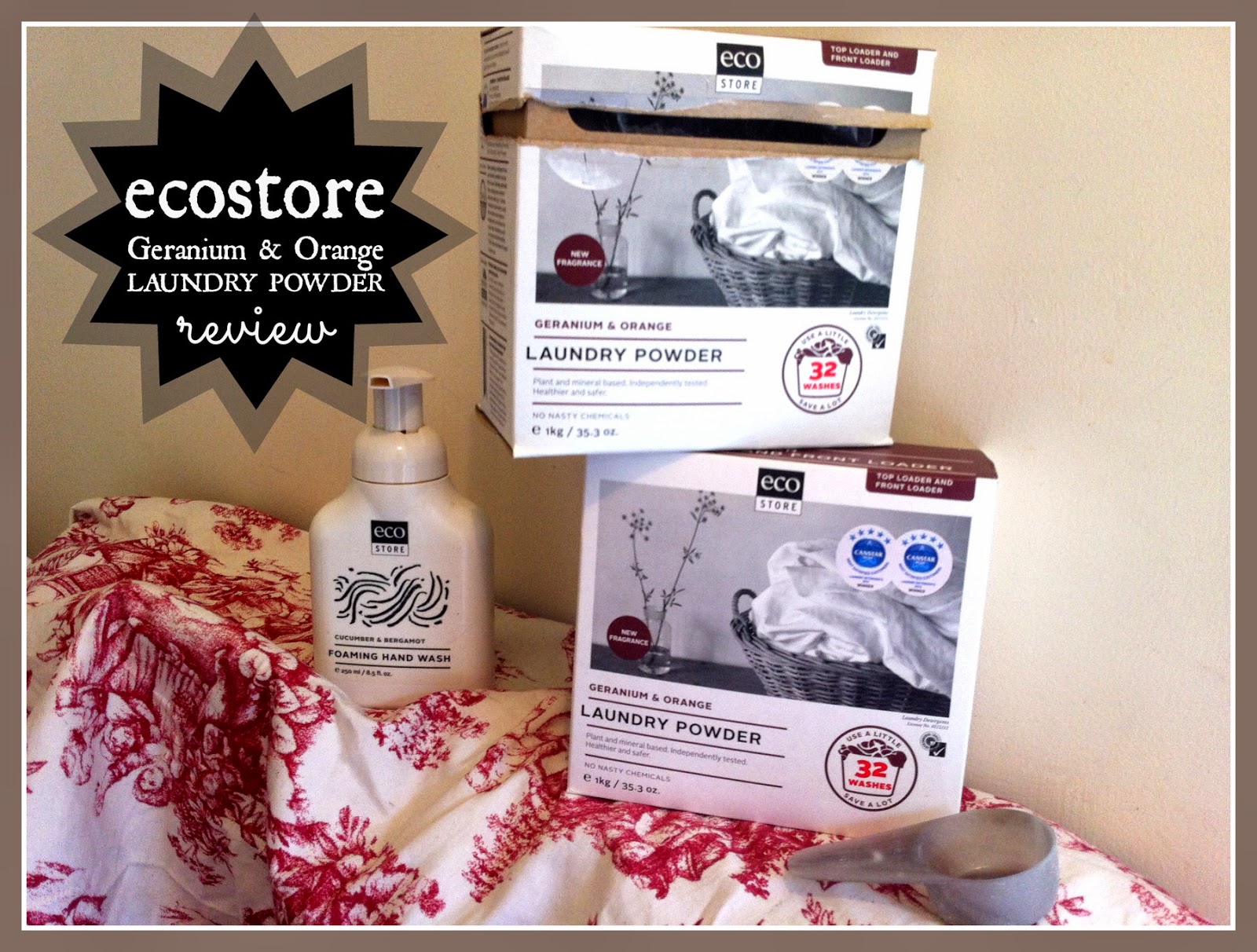 Craving Fresh Fresh reviews ecostore Geranium & Orange Laundry Powder