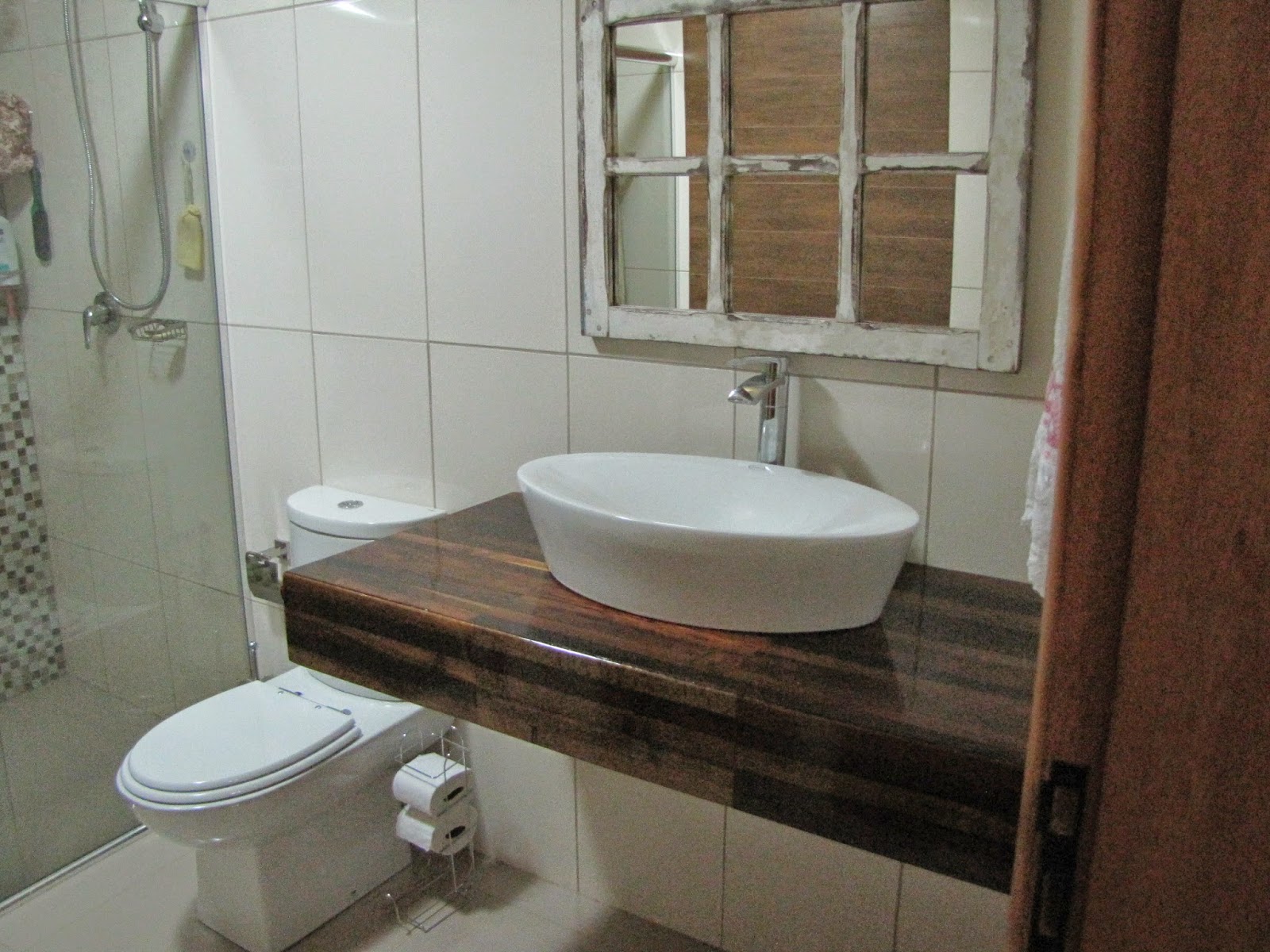 Ah, lá em casa! Nova bancada do banheiro -> Como Fazer Pia De Banheiro Ah, lá em casa! Nova bancada do banheiro -> Como Fazer Pia De Banheiro
