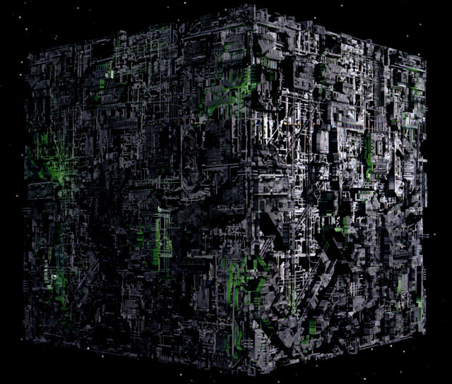 borg cube model