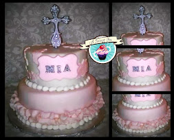 Mia's Baptism Cake