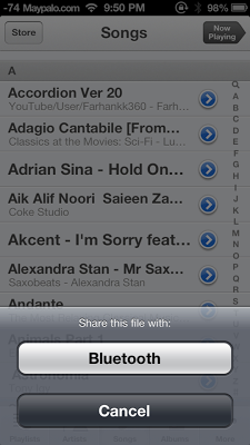Airblue Sharing Bluettoth Di iPhone Airblue Sharing Bluettoth Di iPhone