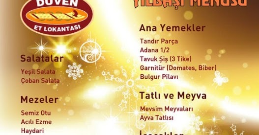 Yılbaşı Mekanları Düven Et Lokantası / Gürpınar Beylikdüzü