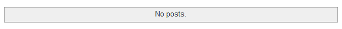 How To Remove The No Posts Message On Blogger