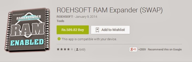 Roehsoft RAM Expander APK For Android Latest Download 2019