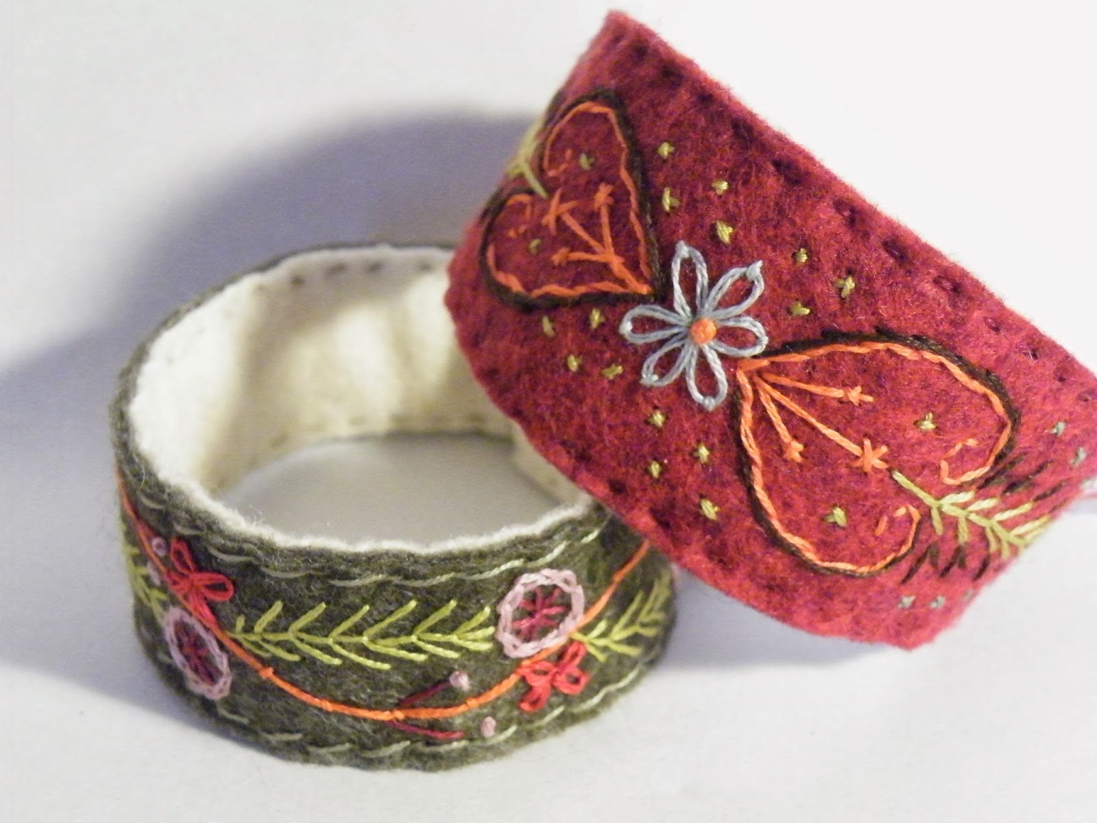 NANCY NICHOLSON Emroidered bracelets