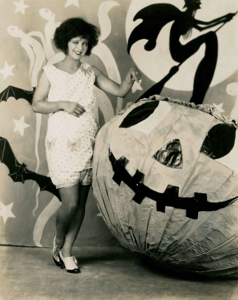 Clara Bow in Halloween Costumes, ca. 1930s vintage everyday