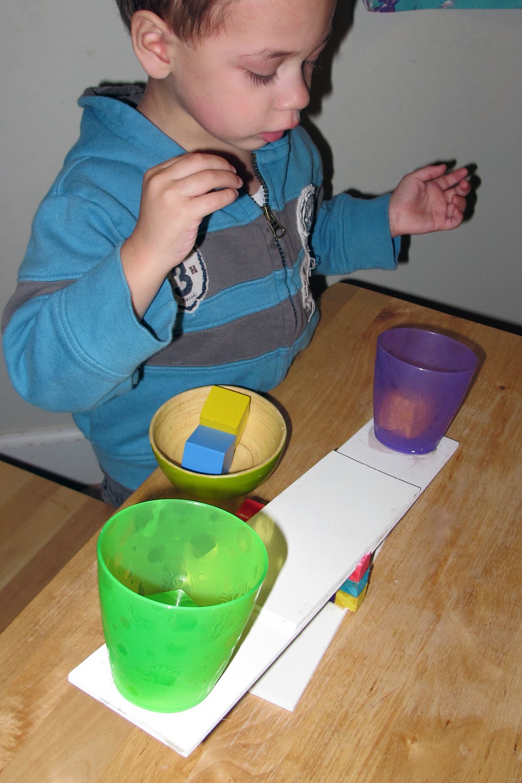 Peaceful Parenting Homemade Levers Science Play