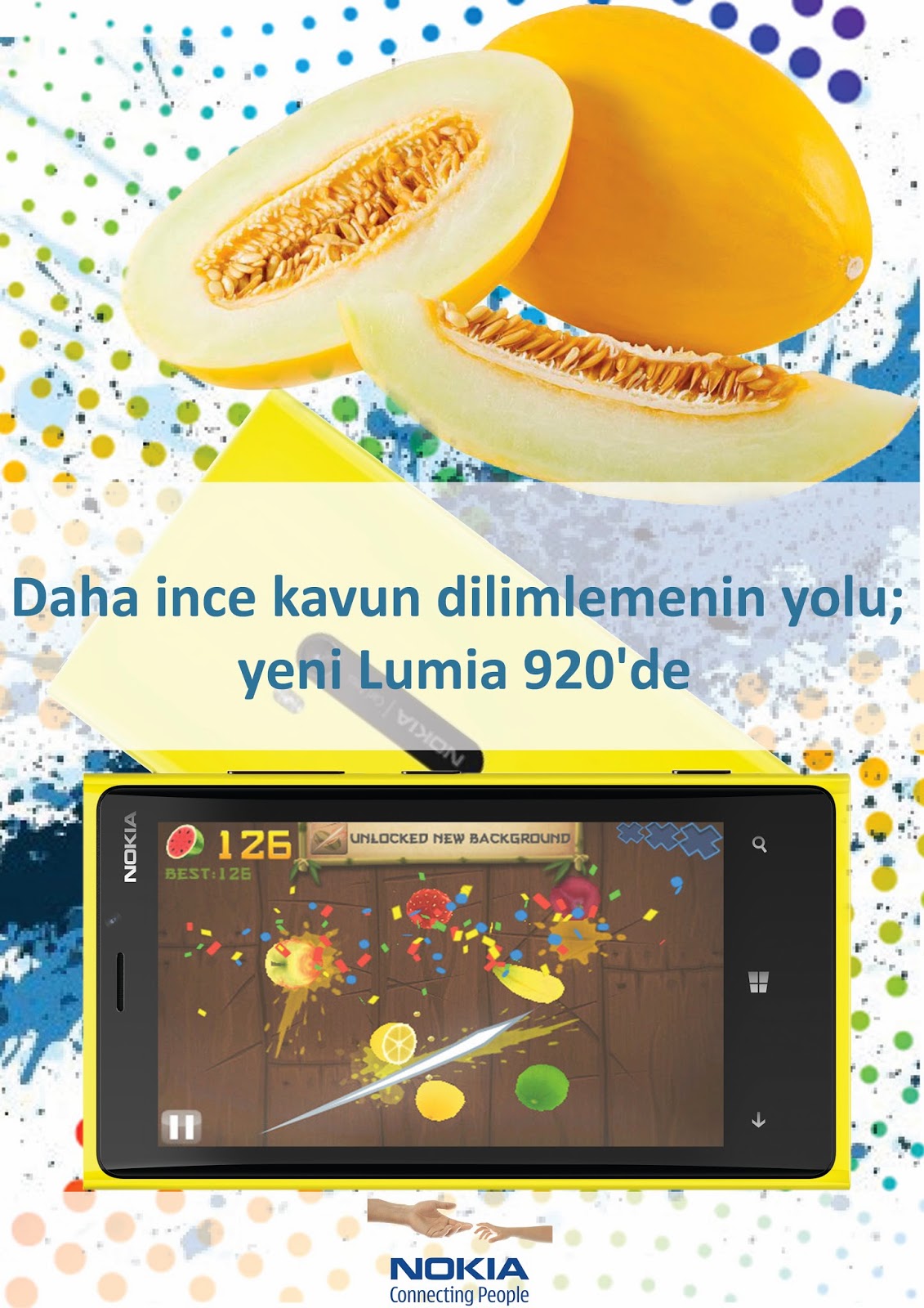 sallamasyon kavun ve cep telefonu reklam fikri