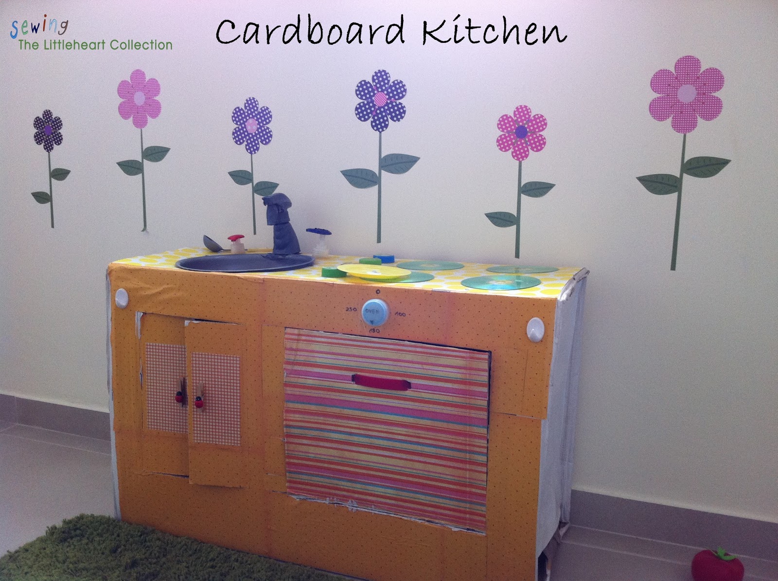 Sewing The Littleheart Collection Cardboard Kitchen