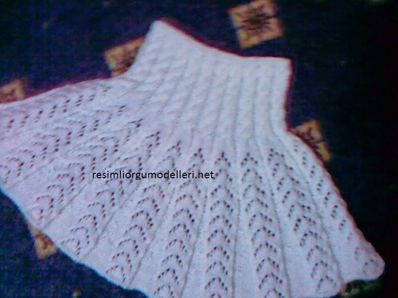 örgü etek modelleri ve yapılışları