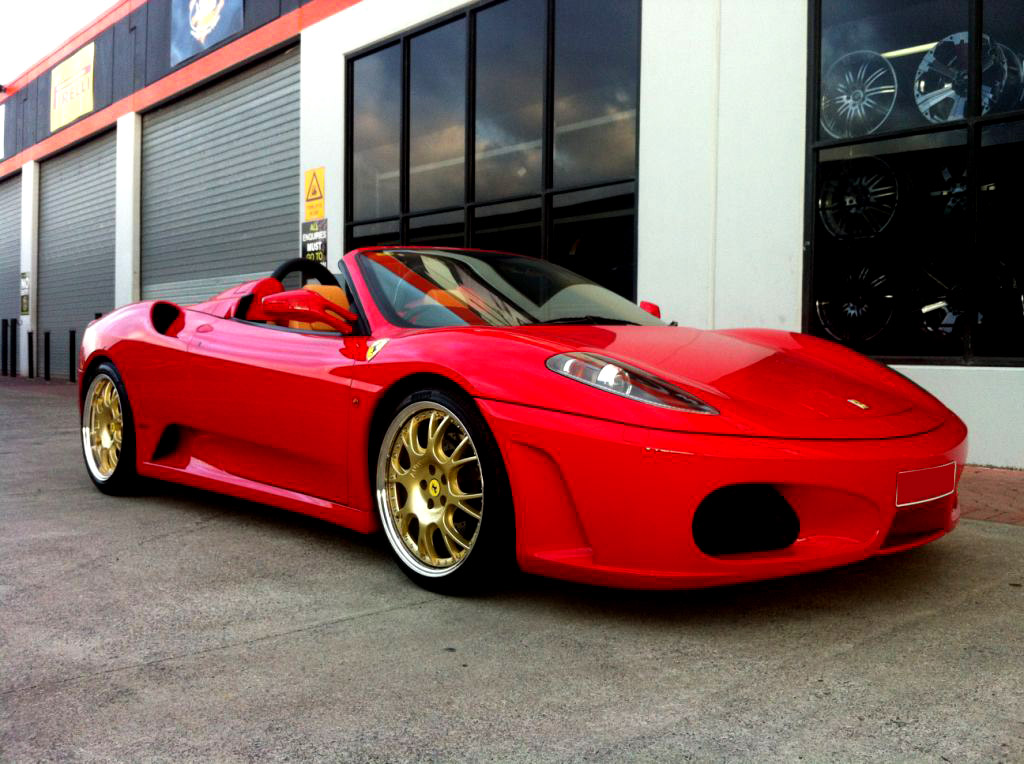 Mag Wheels & Sick Rims, Tyres Gold Coast Awesome wheels on a Ferrari