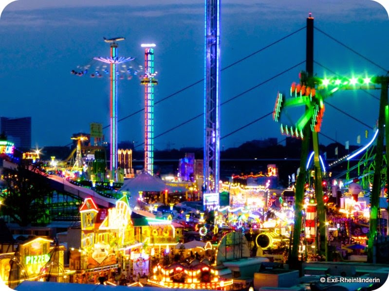 Asbach Kirmes Aufbau
