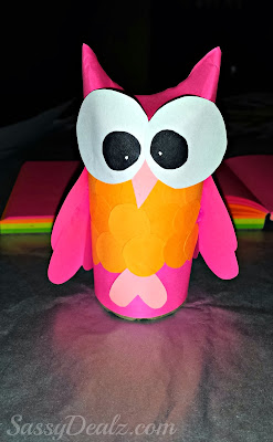 owl toilet paper roll craft