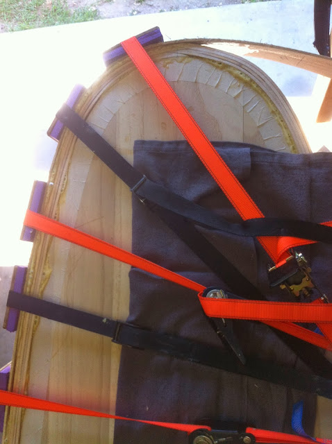 wooden surfboard rails