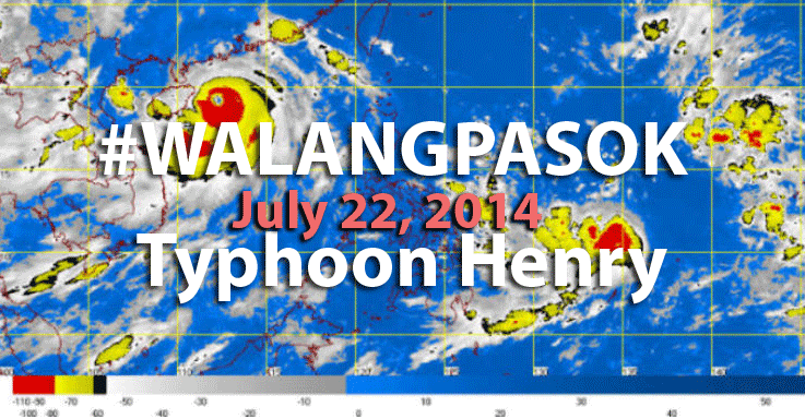 Quezon Province Classes Suspended in ALL LEVELS on July 22, 2014 due to #HenryPH #WalangPasok Quezon Province Classes Suspended in ALL LEVELS on July 22, 2014 due to #HenryPH #WalangPasok