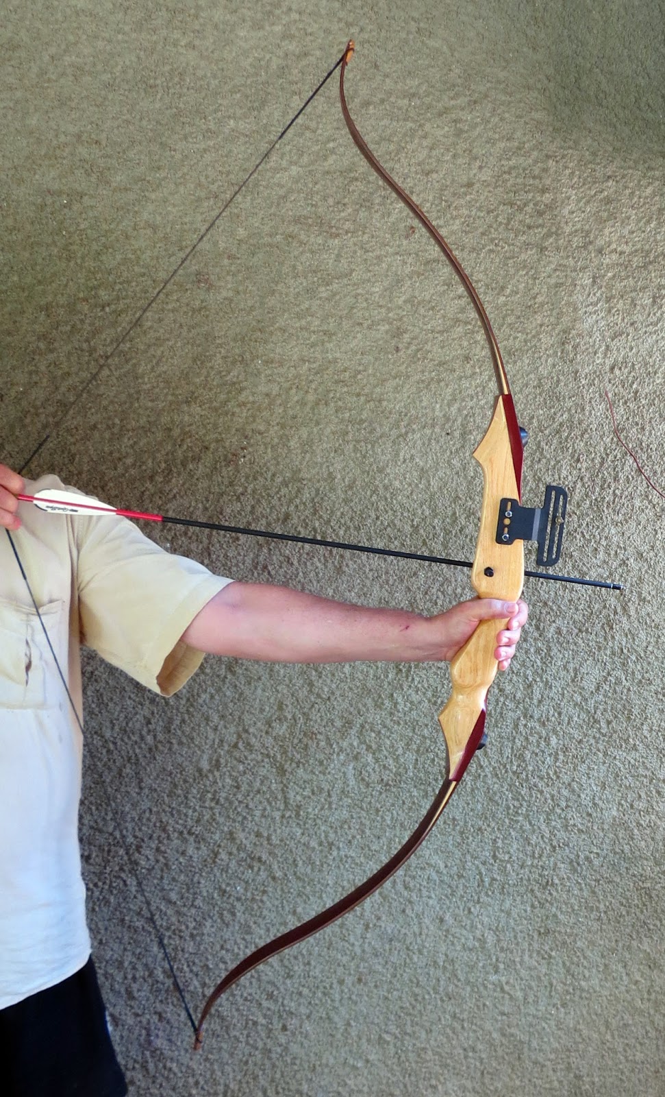 ARCOS WGP Arco recurvo take dawn (desmontável) deflexo 40lbs