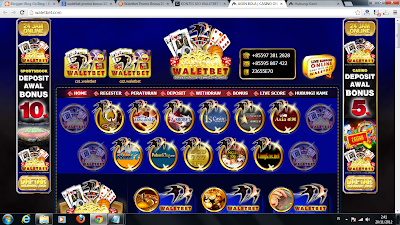 Waletbet Promo Bonus 100% Sportsbook dan Casino Online