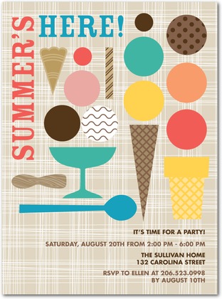 being frugal and making it work tiny prints summer party