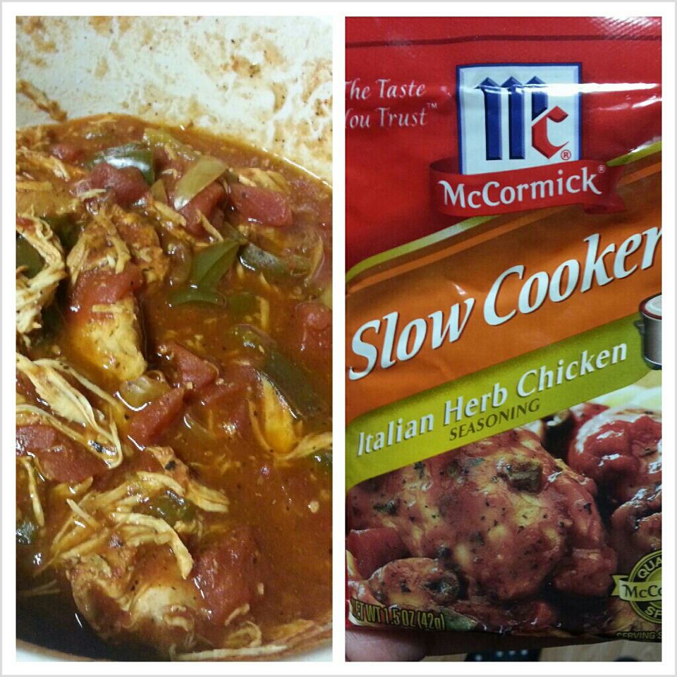 Shannon's Lightening the Load Dinner Slow Cooker Italian Herb Chicken