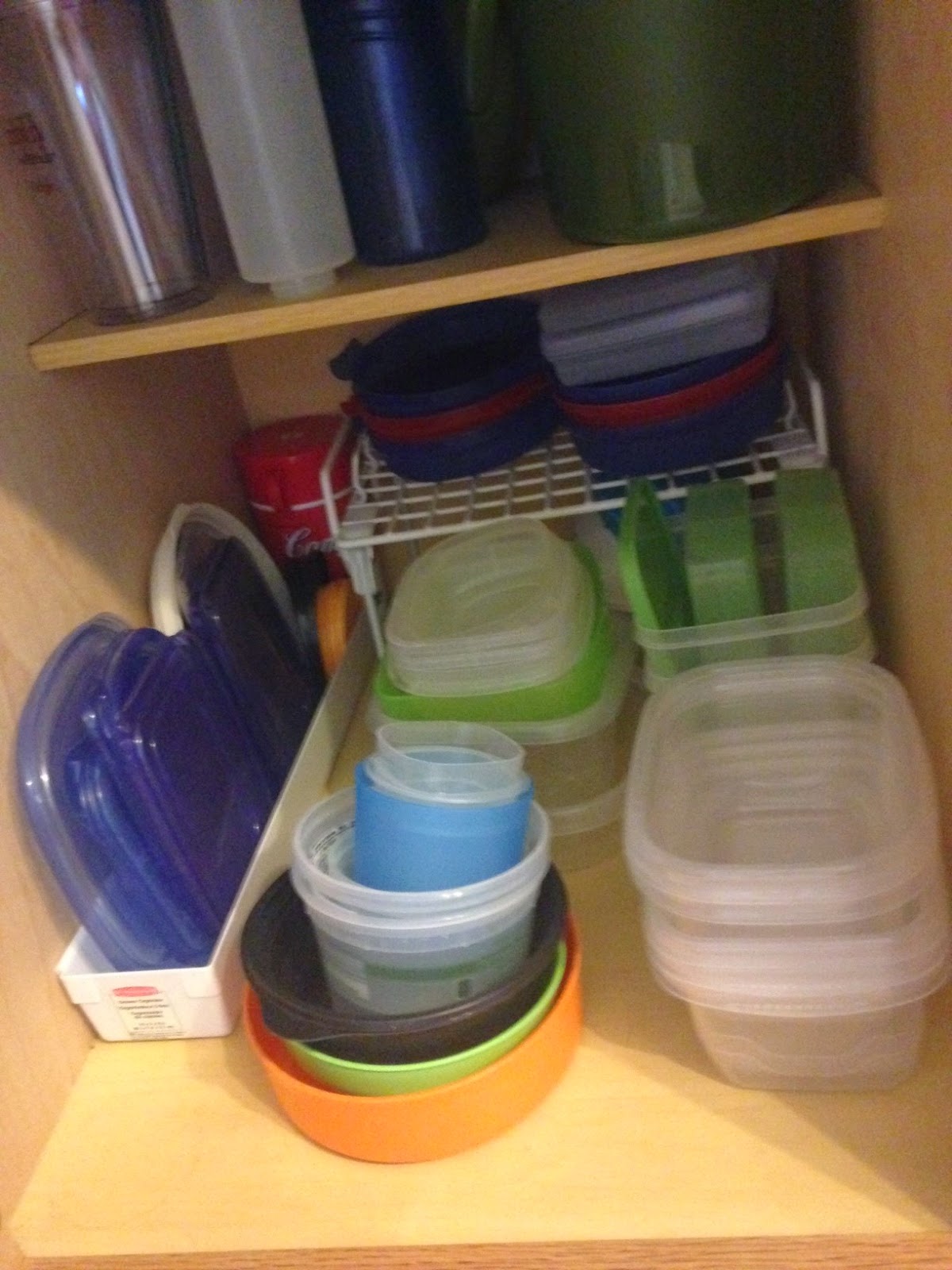 Cook! Create! Consume!: Tupperware Cabinet Organizer DIY