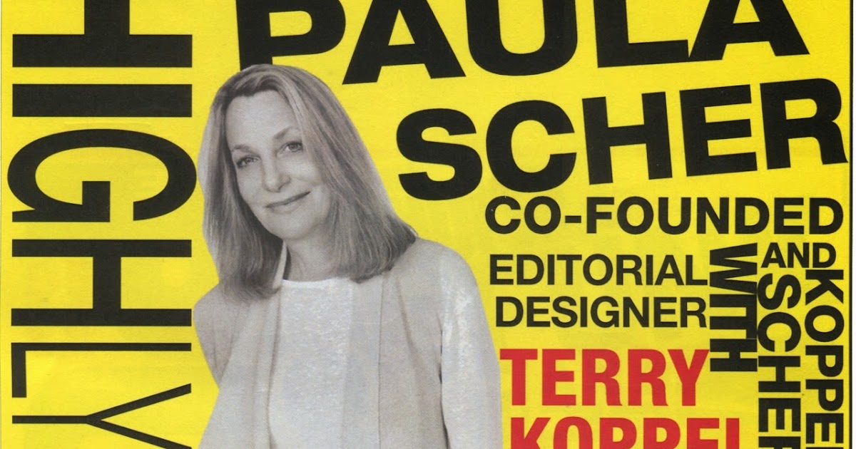 The Sparkill Journal Paula Scher Eclectic Designerfrom Record