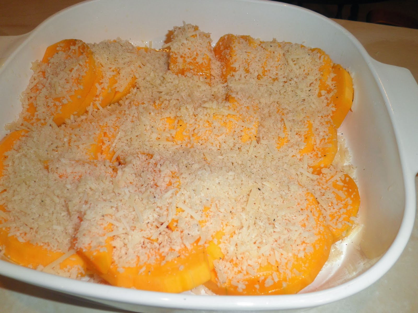 Secrets from the Cookie Princess Butternut Squash Parmesan