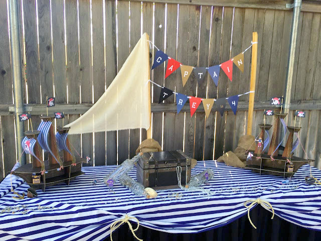 Pirate Ship Birthday Decor