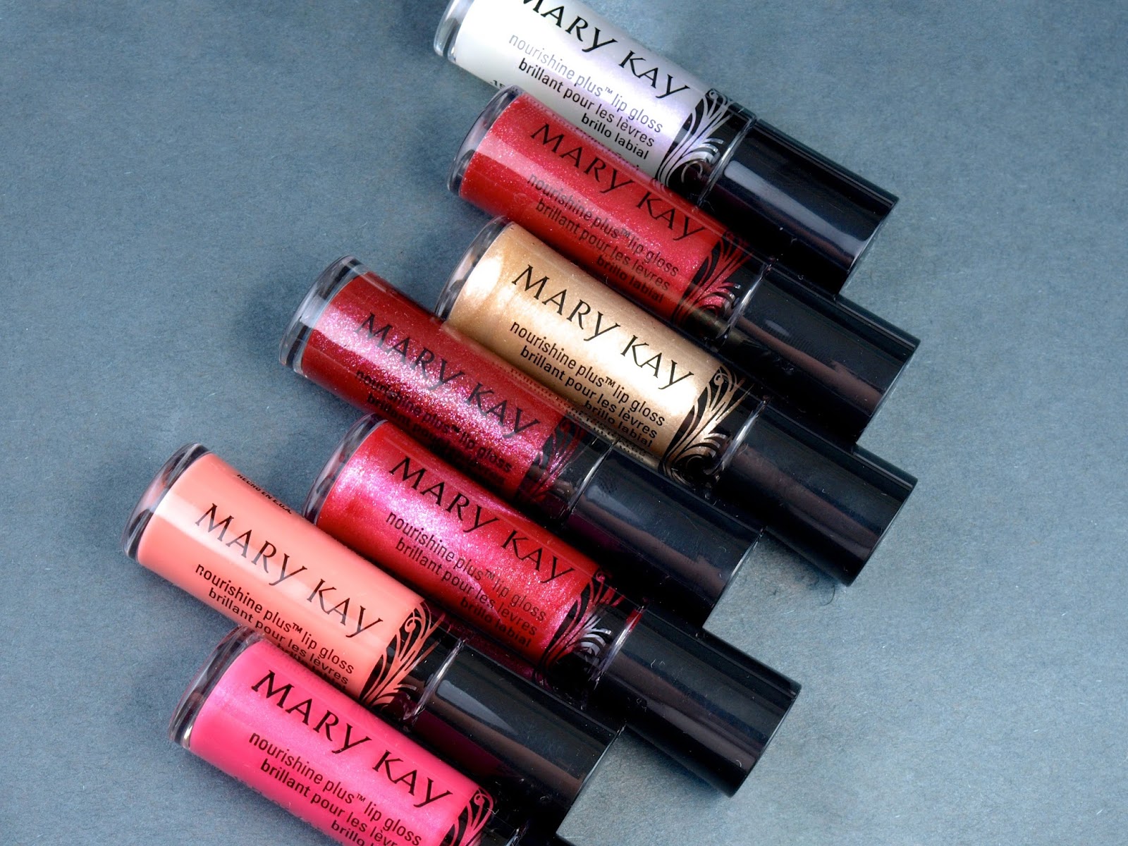 Mary Kay NouriShine Plus Lip Gloss New Holiday 2014 Shades: Review and Swatches