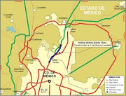 . pero los gobiernos del Distrito Federal y del Estado de México . (mapa viaducto elevado)