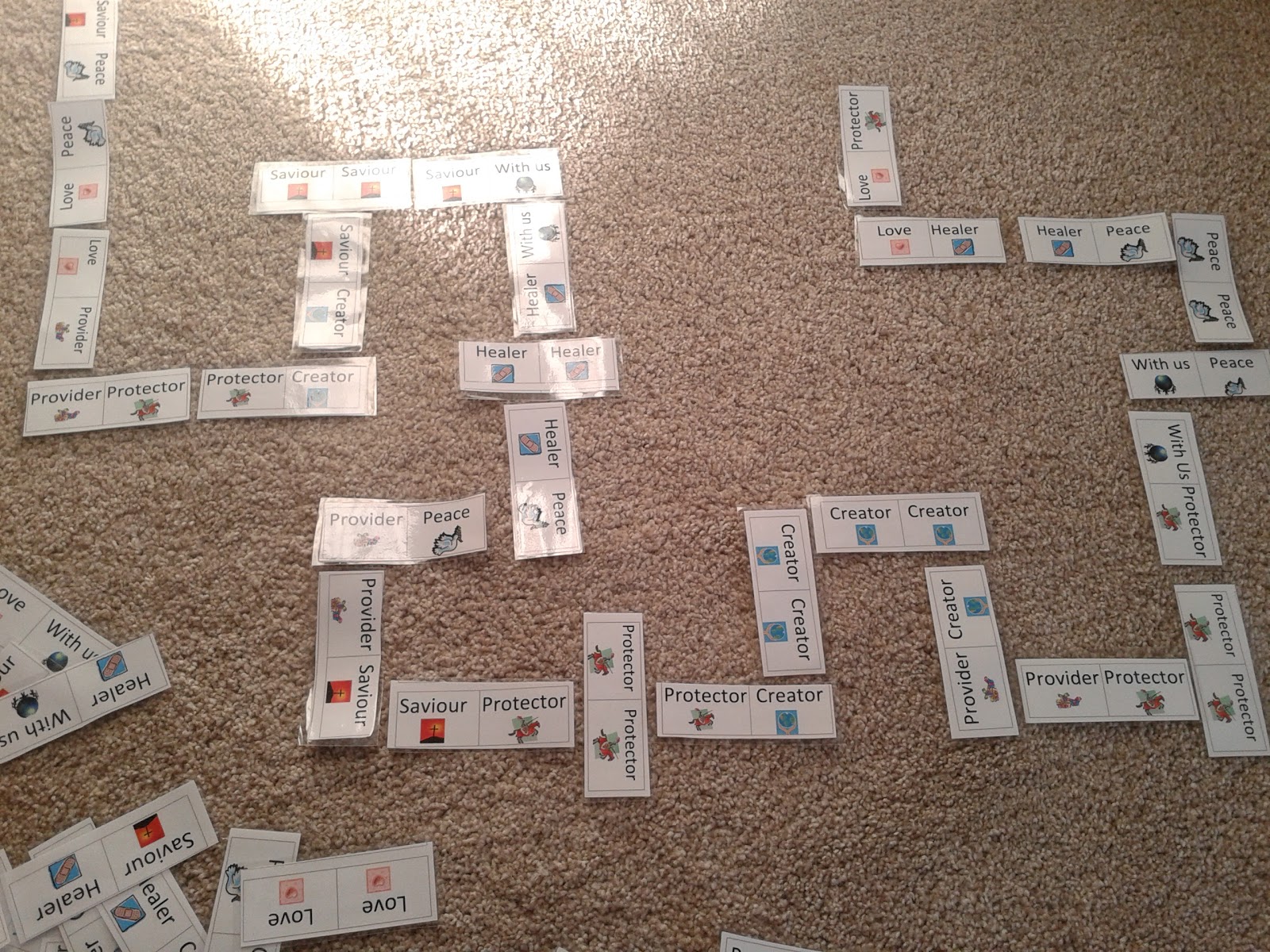 Flame Creative Children S Ministry Names Of God Dominoes Game