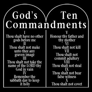 God Is  King Of  Commandments