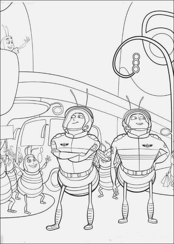 Fun Coloring Pages: Bee Movie Coloring Pages