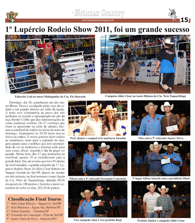 Lupércio Rodeio Show 2011