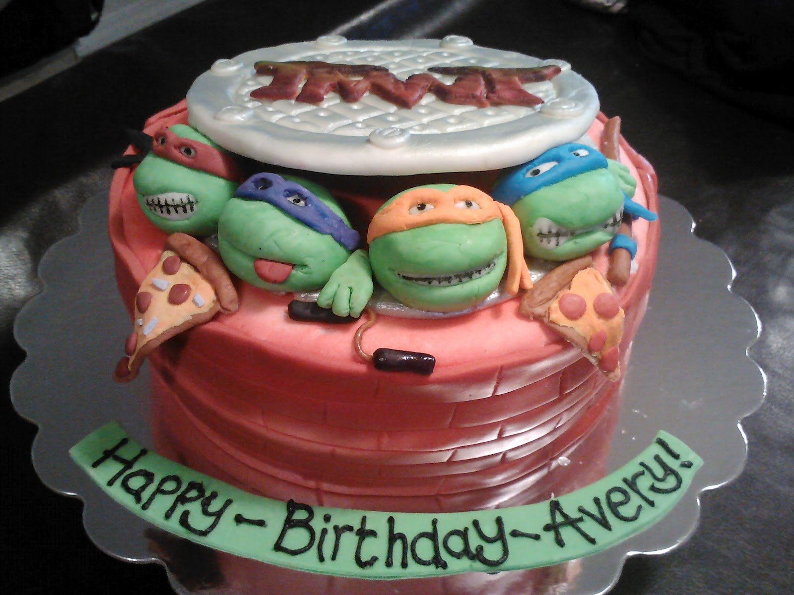 Baby Shower Ninja Turtle Cake Baby Shower Ninja Turtle Cake