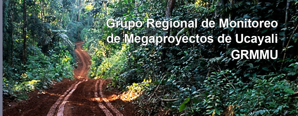                                Grupo Regional de Monitoreo de Megaproyectos de Ucayali