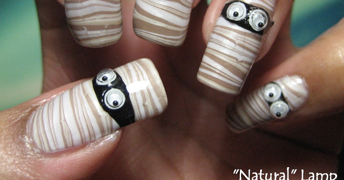 My Simple Little Pleasures Notd Halloween Mummy Water Marble Tutorial
