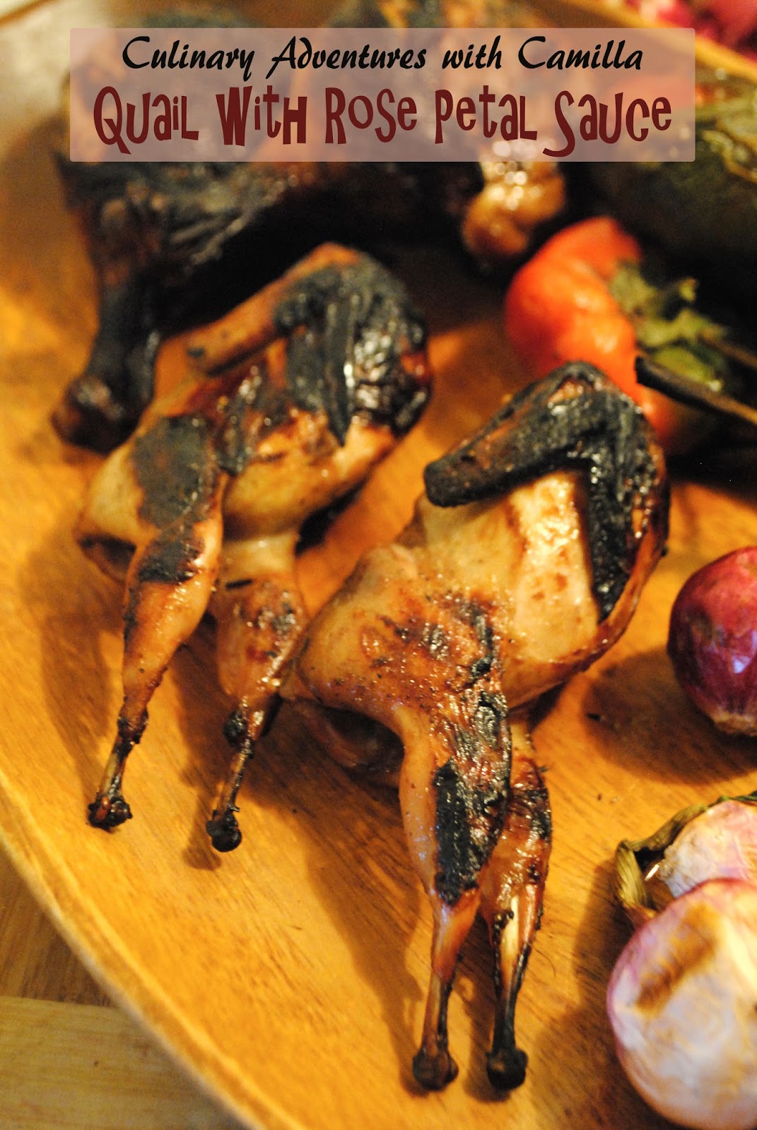 Food'N'Flix PassionIgniting Quail in Rose Petal Sauce