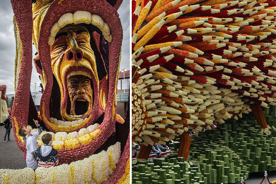 “By the First Sunday of September the fever burns within us” - 19 Giant Flower Sculptures Honour Van Gogh At World’s Largest Flower Parade In The Netherlands “By the First Sunday of September the fever burns within us” - 19 Giant Flower Sculptures Honour Van Gogh At World’s Largest Flower Parade In The Netherlands