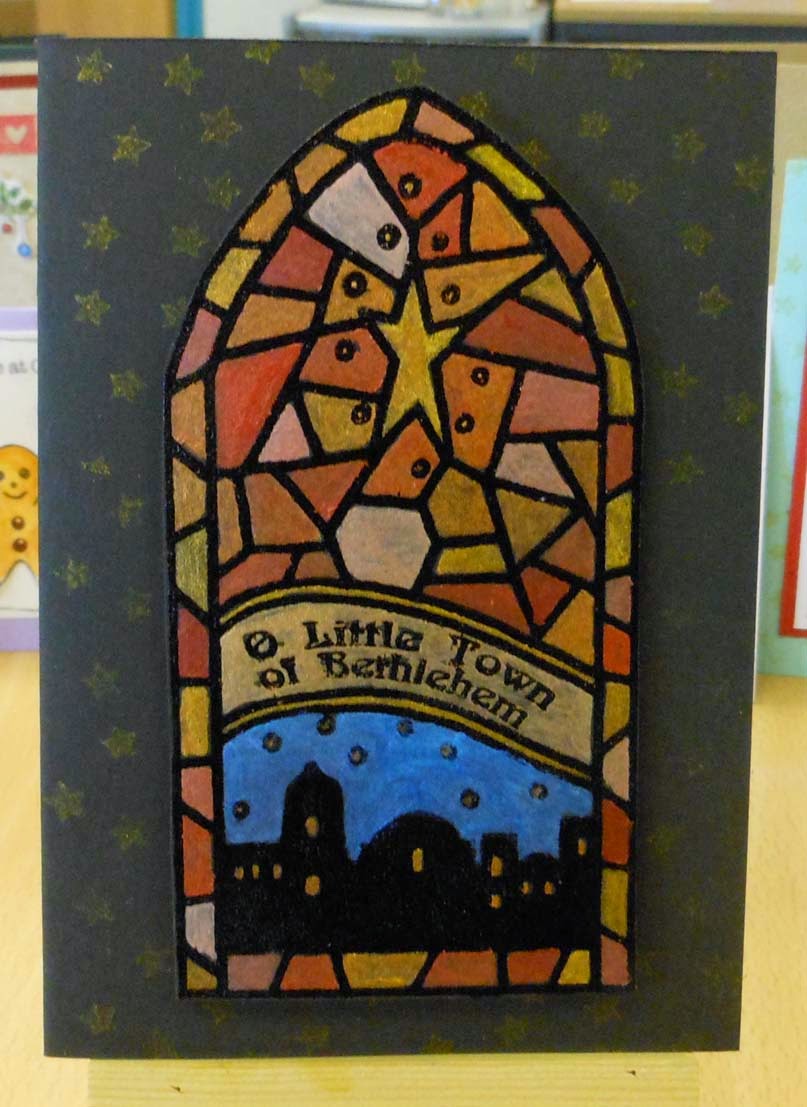 The Purple Zone Bethlehem Stained Glass Window