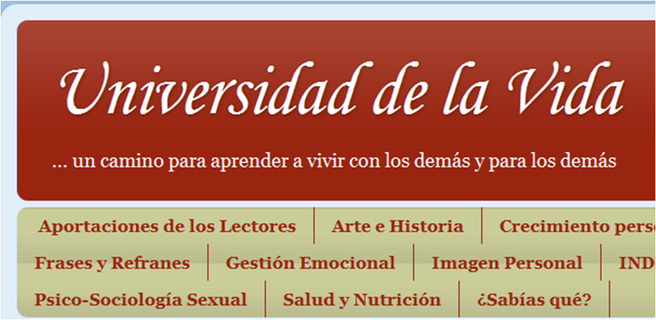 BLOG UNIVERSIDAD DE LA VIDA