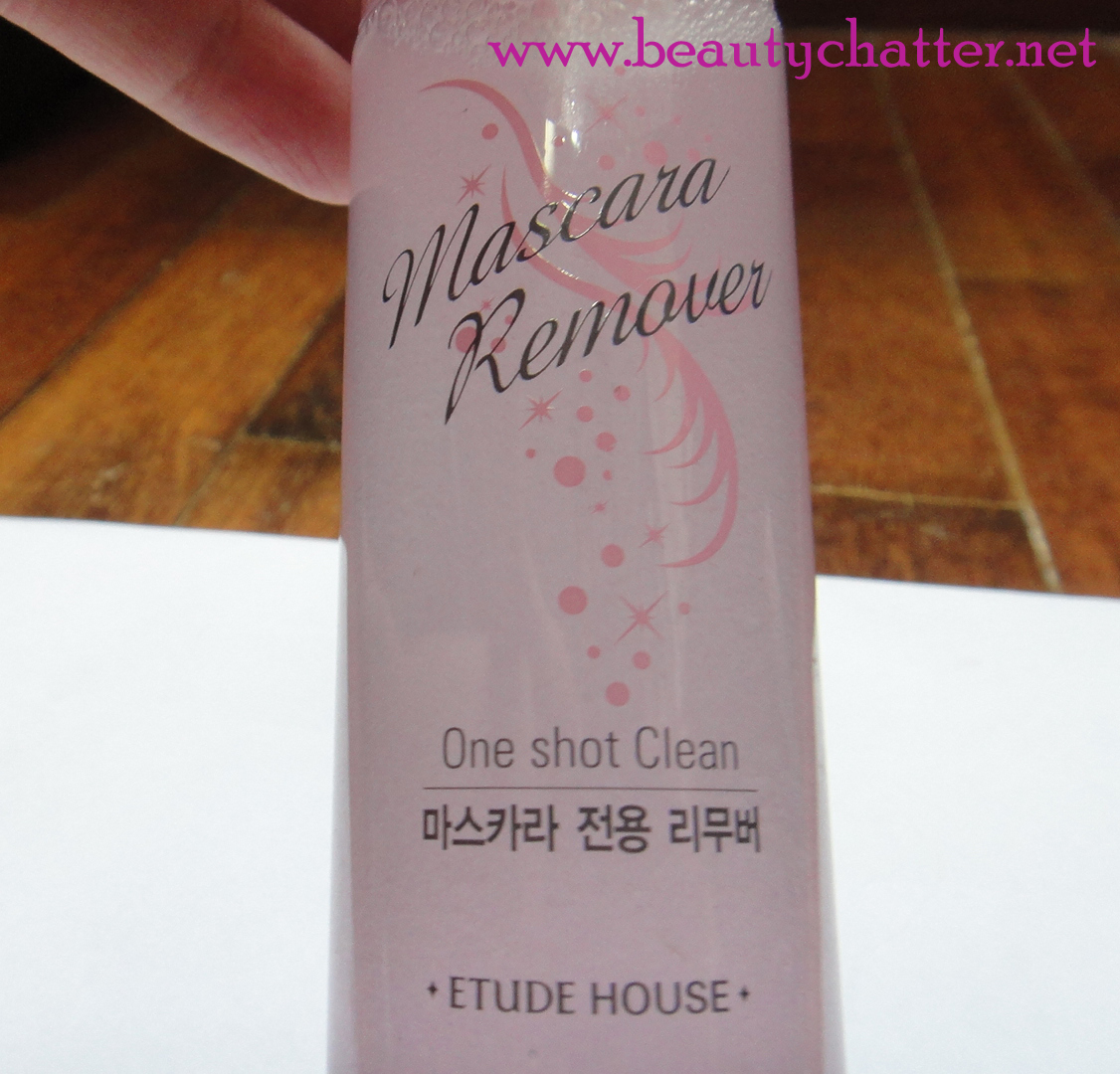 BEAUTY CHATTER Etude House Mascara Remover (One Shot Clean) [REVIEW]