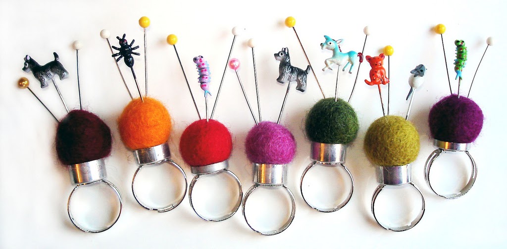 RobinsEggBlue Wool Felted Balls